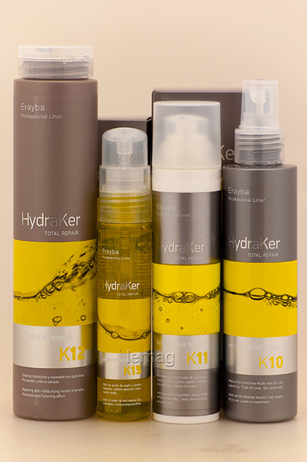 Erayba Інтенсивне відновлення волосся преміум класу HydraKer Total Repair, Набір, фото 1