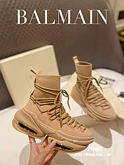 Eur35-45 Кросівки з носком Бальмен на платформі Balmain жіночі чоловічі