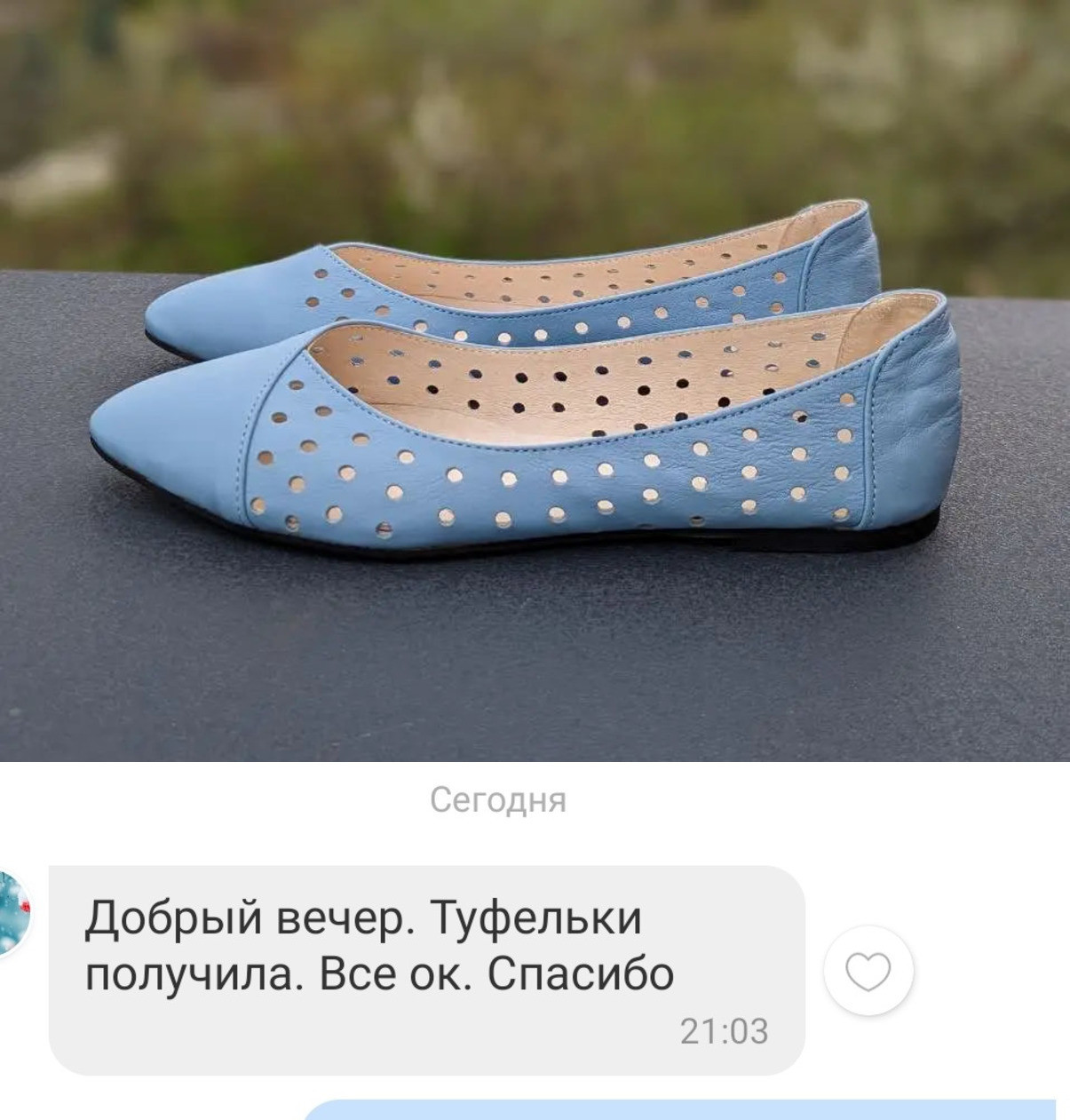 Відгук Балетки 166-4144-1