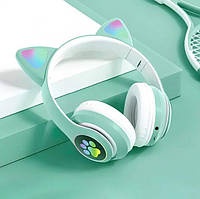Беспроводные наушники Cat Ear с кошачьими ушками и LED подсветкой разных цветов