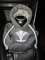 Чохол кофта Худі аксесуар на КПП Car Hoodie део Daewoo сірий подарунок автомобілісту 10070