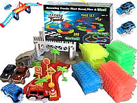 Дитяча трек-трасу 360 деталей + 2 машинки, Треки дитячі іграшки, Іграшки для хлопчиків треки, SLK