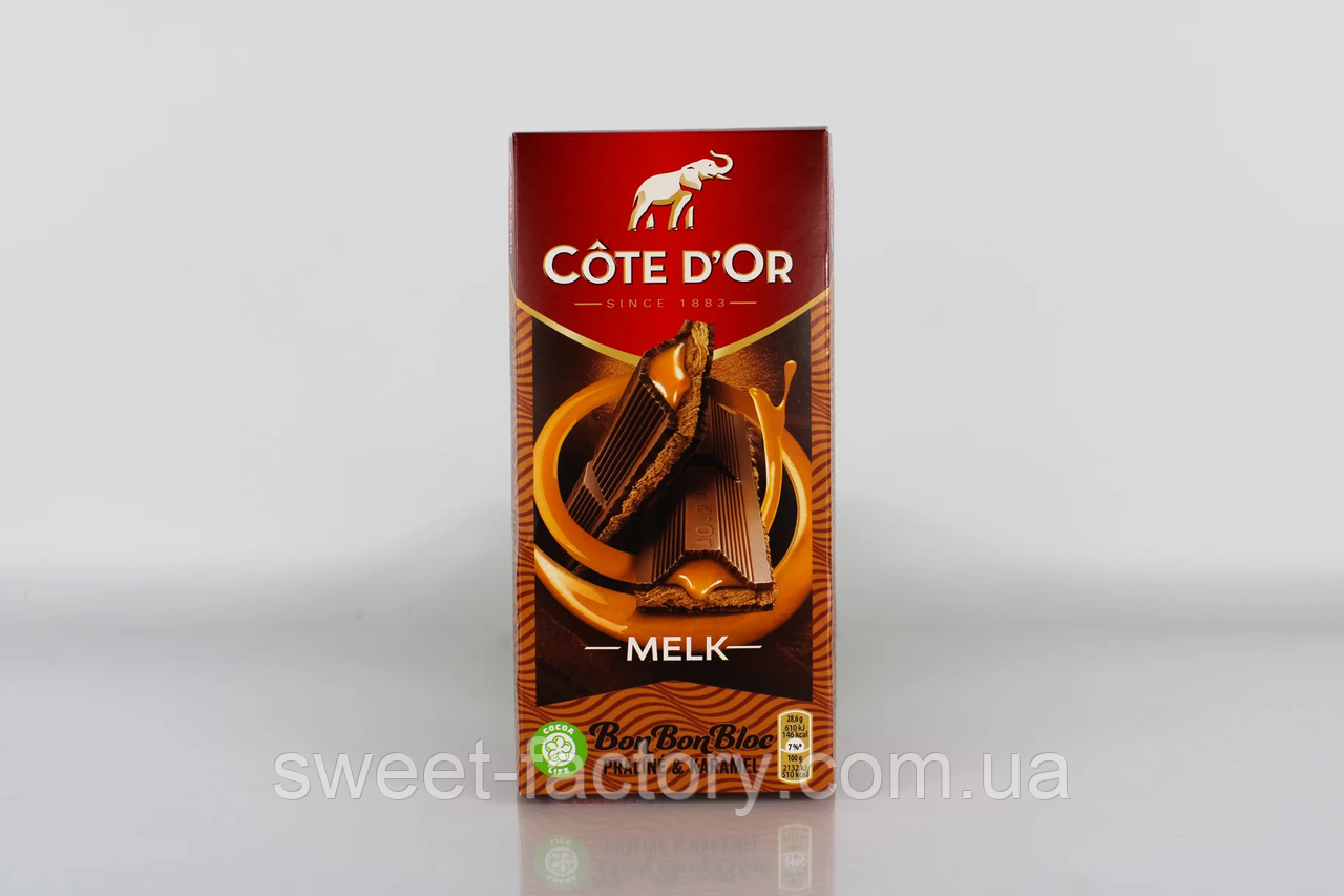 Шоколад Cote Dor Melk Praline Karalel 200g