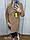 Жіноче  стильне утеплене пальто весна-осінь-зима  цвет кемел / розіри 40 (укр 44-46), фото 2