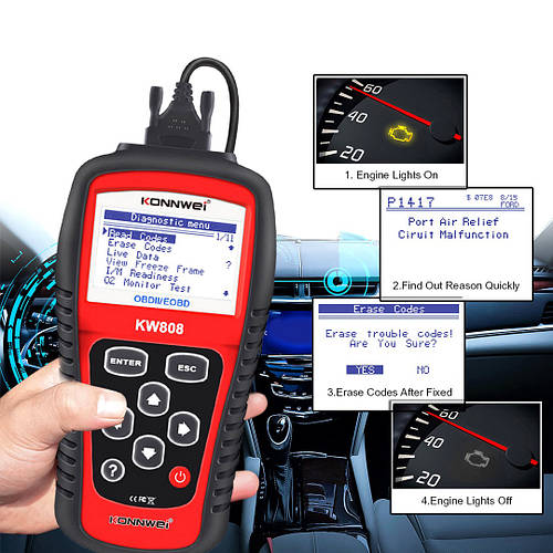 Купить Диагностический сканер тестер, Диагностика сканер OBD II/EOBD ...