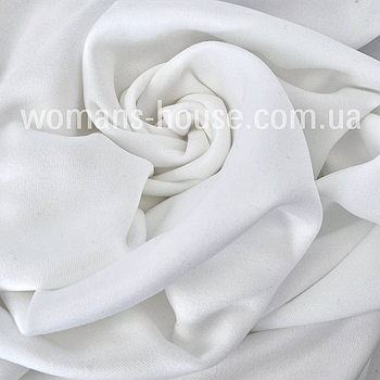 Тканина тринитка з начосом Біло-молочна