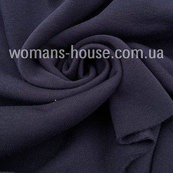 Тканина тринитка на флісі Темно-синій