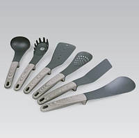 Набор пластиковых поварешек Maestro MR-1547 из 6 предметов, Кухонные принадлежности лопатка половник пластик