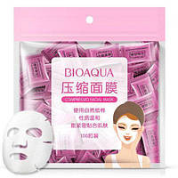 Тканинні маски пресовані BIOAQUA COMPRESSED FACIAL MASK 100 ШТ.