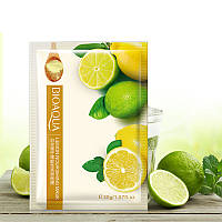 Тканинна маска для обличчя BIOAQUA LEMON NOURISHING MASK з екстрактом лимона 30 Г