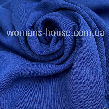 Тканина 3х нитка з начосом Електрик Синій