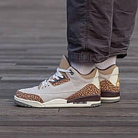 Мужские баскетбольные кроссовки Air Jordan Retro 3 Suede Grey\Brown