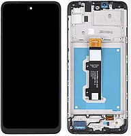 Дисплей (экран) для Motorola XT2159 Moto E40/XT2158-6 Moto E30 + тачскрин, черный, оригинал (Китай) с передней
