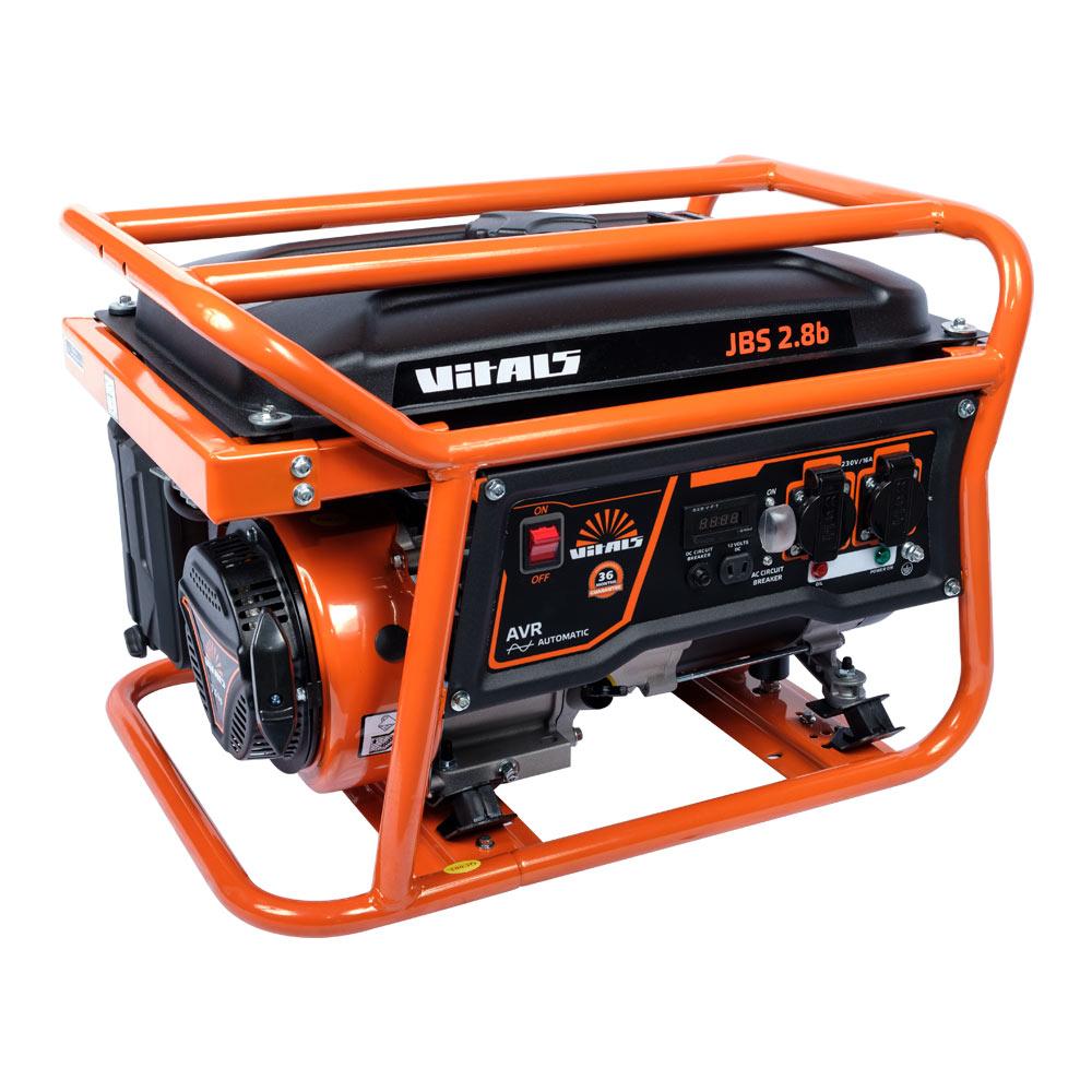 Бензинові генератори 3 кВт Vitals JBS 2.8 b Гарантія 36 міс, фото 1