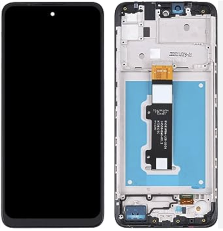 Дисплей (екран) для Motorola XT2159 Moto E40/XT2158-6 Moto E30 + тачскрин, чорний, оригінал (54) з передньою, фото 1
