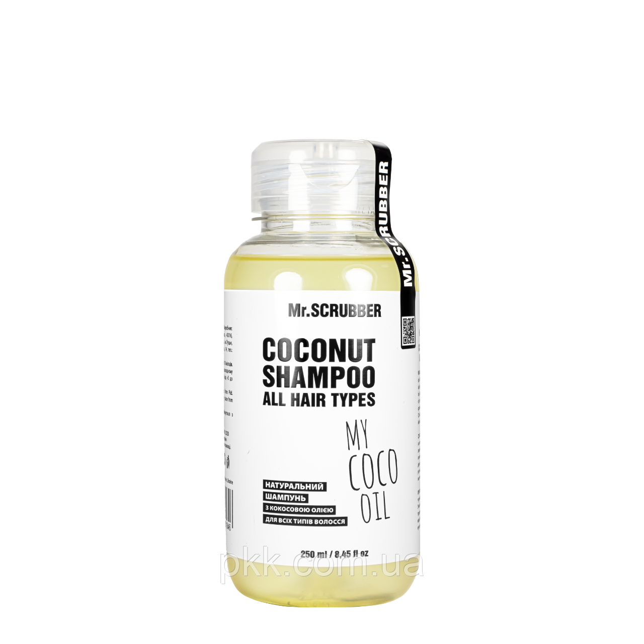 Натуральний шампунь для волосся Mr Scrubber My Coco Oil All Hair Type Shampoo з кокосовим маслом 250 мл