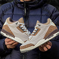 Мужские Air Jordan Retro 3 Suede Grey\Brown