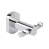 Крючок Qtap Liberty двойной QTLIBCRM1154 Chrome Baumar - То Что Нужно