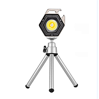 Акумуляторний LED-ліхтарик W5131 з Type-C (7 режимів, шнур, магніт) LED ліхтар + штатив