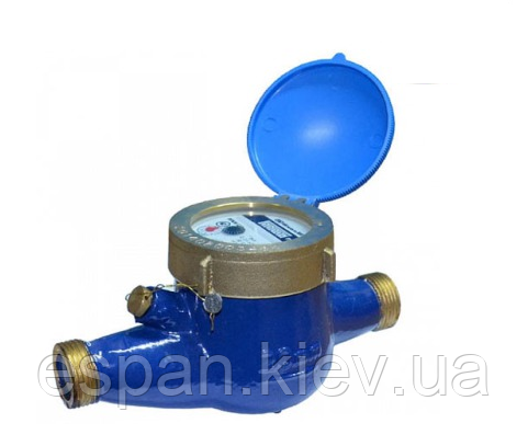 Лічильник холодної води (водомір, водолічильник) багатоструменевий Gross MTK-UA Ду 15 + штуцера