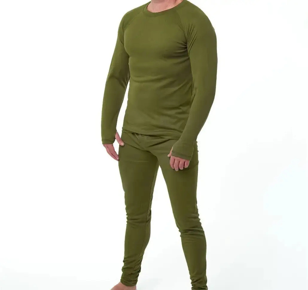 Термобілизна вафелька ЗСУ Оліва розмір 46 (19849) Флісова тактична зимова термобілизна, фото 1