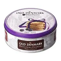 Печиво з чорницею та кокосом Old Denmark Blueberry в ж/б 150 г Данія