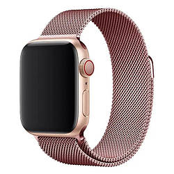 Ремінець Міланська петля для Apple Watch / металевий ремінець / 42-44/45 ⁇ 49мм Rose-Pink