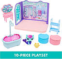 Ігровий набір ванна кімната з фігуркою Mercat з аксесуарами "Ляльковий будиночок Габбі" Gabby's Dollhouse Mercat, фото 7
