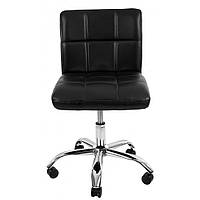 Кресло офисное черное Bonro B-532 компьютерное мягкое с эко кожи, рабочий стул для офиса (bo-40600014)