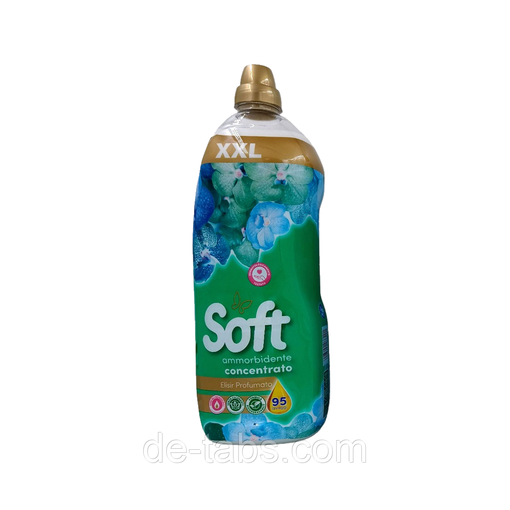 Soft Elisir Profumato концентрований ополіскувач для білизни 2л | 95 прань