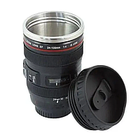 Термокружка объектив Canon 089, термокружка креативный подарок.