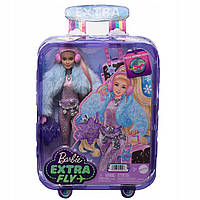 Кукла барби блондинка Милли экстра флай путешствие с чемоданом Barbie Extra Fly Doll HPB16