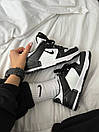 Кросівки чоловічі чорно-білі Nike SB Dunk Low Disrupt 2 Black White (10557), фото 3