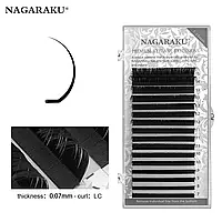 Ресницы Nagaraku Mіх изгиба LC - 0,07 (7-15мм)