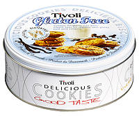 Печенье сливочное БЕЗ ГЛЮТЕНА Jacobsens Tivoli Tin Gluten Free в ж/б 142 г Дания