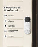 Б/У. Бездротова камера дверного дзвінка EZVIZ 2K для зовнішнього використання з Wi-Fi-дзвінком, фото 2