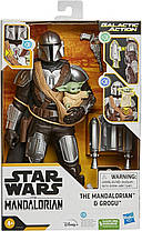 Інтерактивна, електронна фігурка 30 см Mandalorian and Grogu
