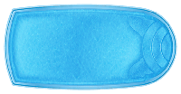 Композитный бассейн WaterWorld Леман (стоимость чаши указана для базовой комплектации бассейна)
