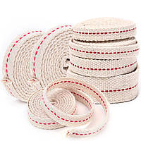 Фитиль хлопчатобумажный для керосиновой лампы ширина 22 мм ( 25 метров )