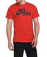 Мужская футболка Nike Just Do It красная найк