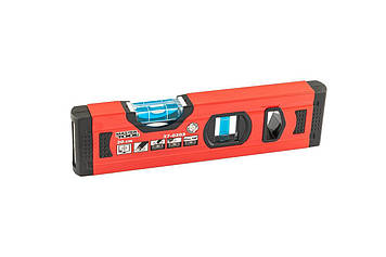 Рівень MASTERTOOL 20 см 2 капсули 0.5 мм/м 37-0203 Shopolife
