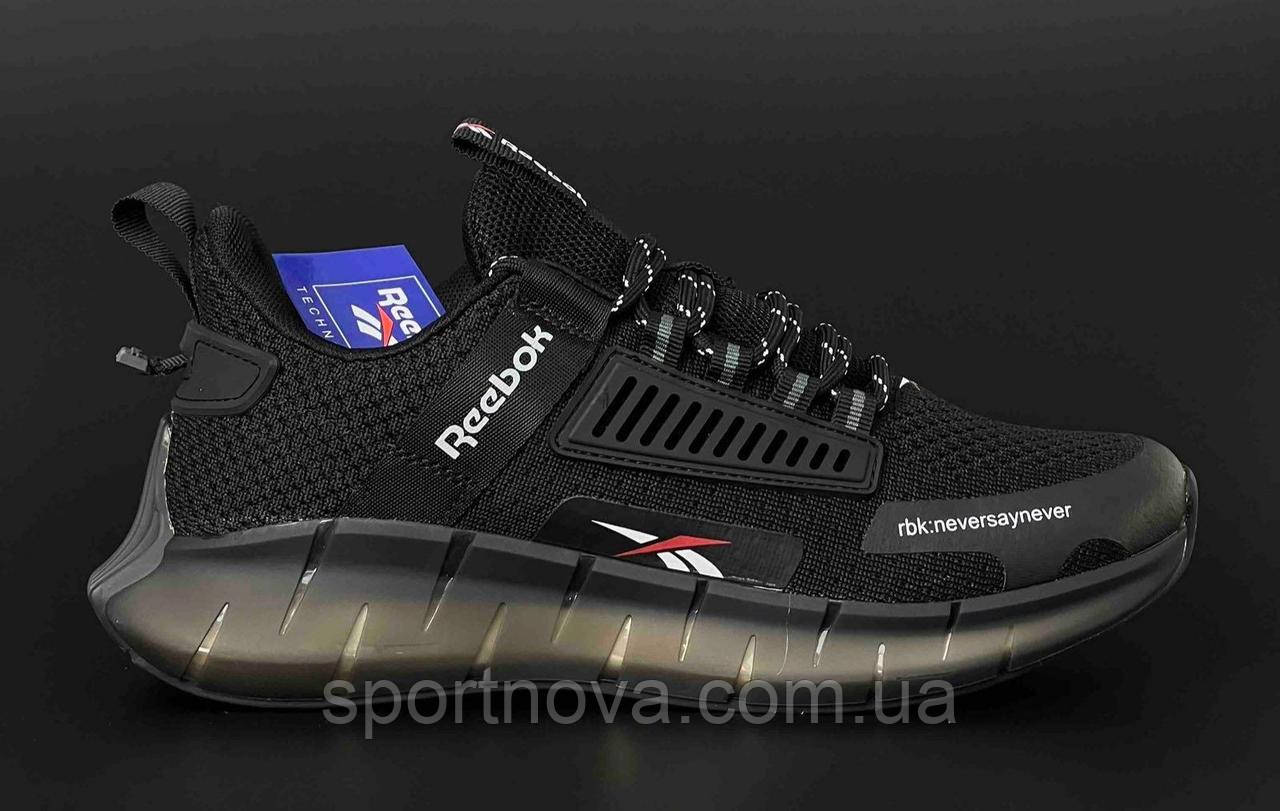 Чоловічі кросівки Reebok Kinetika текстиль демісезонні чорні р 41-46
