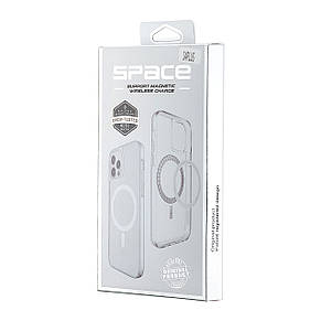 Чохол Space Collection Clear Series with Magsafe iPhone 14 Plus Transparent, фото 3