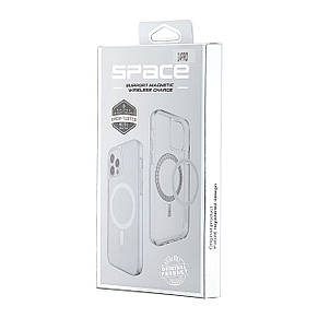 Чохол Space Collection Clear Series with Magsafe iPhone 14 Pro Transparent, фото 3