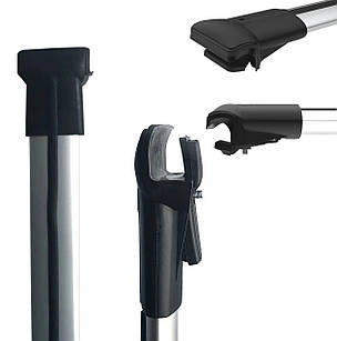 Поперечки на Audi 100 C4 универсал (1990-1994) Diamond Grey. На стандартні рейлінги. Сірі