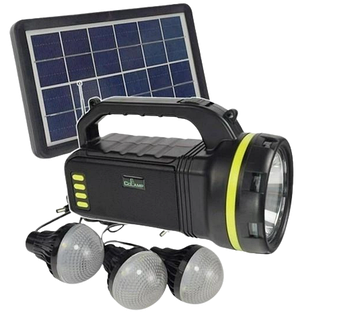 Ліхтар CL-18 із сонячною батареєю та лампочками | Аварійний ручний ліхтар | Сонячна станція