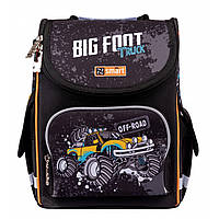 Рюкзак шкільний каркасний Smart PG-11 Big Foot 34х26х11 см 860 г, 10 л, чорний (559009)