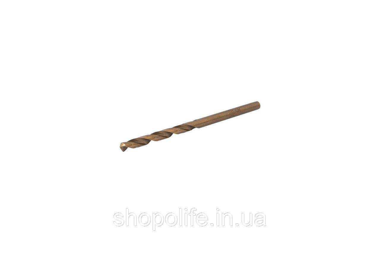 Свердло для металу WERTVOLL HSS 3,0х61 мм COBALT DIN338 2 шт DR-5030 Shopolife, фото 1