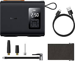 Автомобильный насос Baseus Mega EnergyPump Series Dual Cylinder Wireless Inflator (CRNL060001)