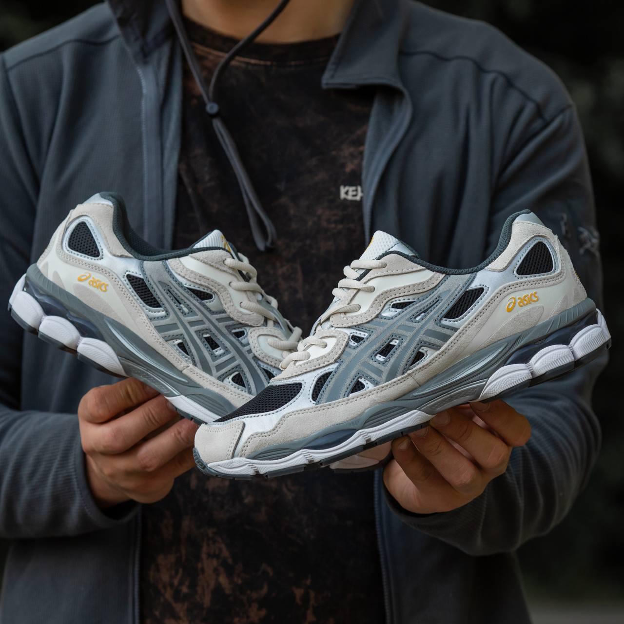Кросівки жіночі сірі Asics Gel NYC Grey (12829)